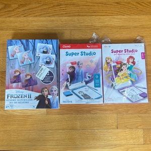 NEW!! OSMO Disney Frozen II Super and Disney Princess Super Studio set.